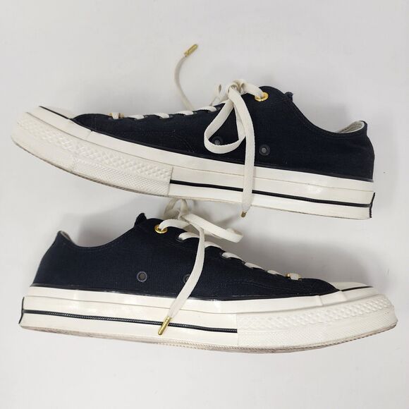 Converse Sneakers Men 10.5 Chuck 70 Ox 30-40 Assn Champ Think 16 Black 161408C main image 14